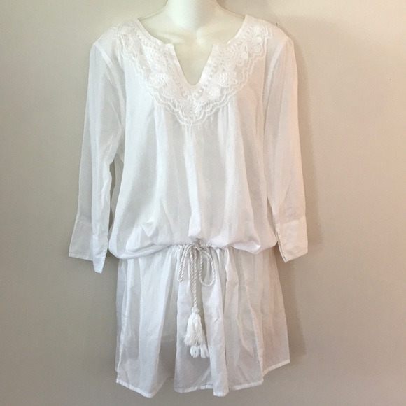 Lands' End Other - 🐚LANDS END BREEZY WHITE BEACH TUNIC🐚